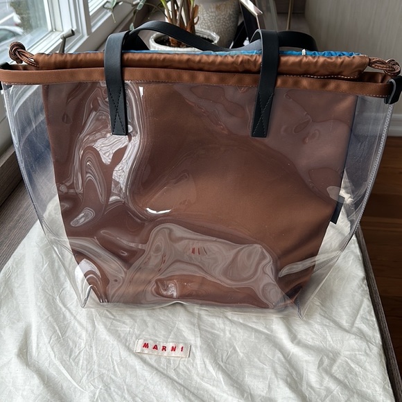 BNWT MARNI PVC/leather Tote/Handbag - Picture 9 of 14